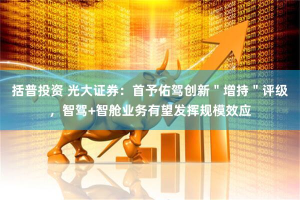 括普投资 光大证券：首予佑驾创新＂增持＂评级，智驾+智舱业务有望发挥规模效应