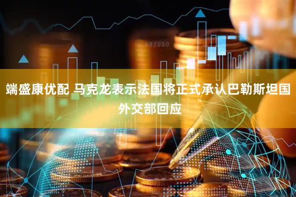 端盛康优配 马克龙表示法国将正式承认巴勒斯坦国 外交部回应
