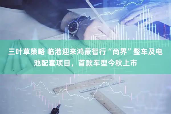 三叶草策略 临港迎来鸿蒙智行“尚界”整车及电池配套项目，首款车型今秋上市